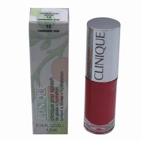 Clinique Pop Splash Lip Gloss   Hydration - 12 Rosewater Pop