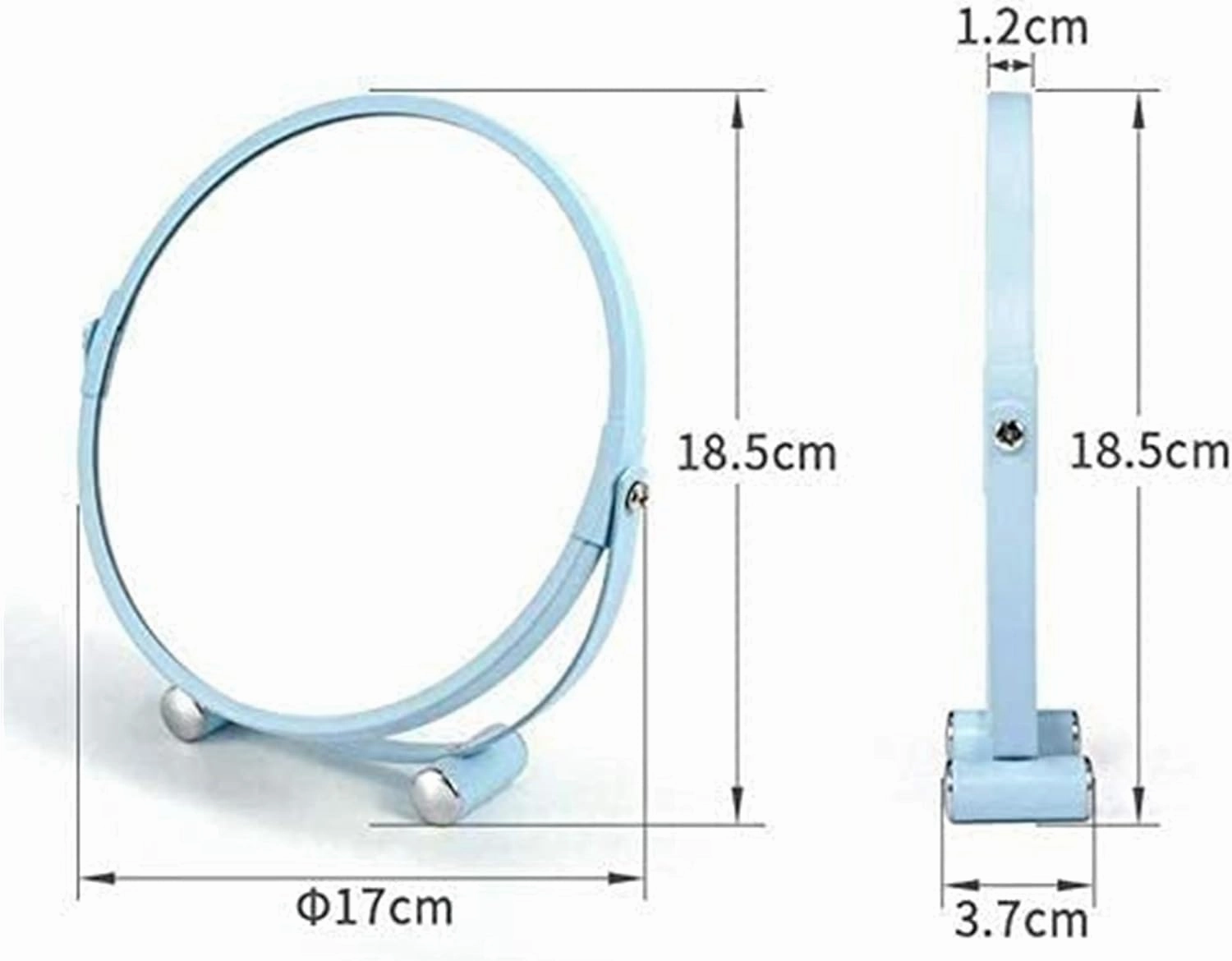 Cosmetic Mirror Makeup Mirror,Desktop Makeup Vanity Mirror, Two-Sided Beauty Mirror 3X Magnification Cosmetic