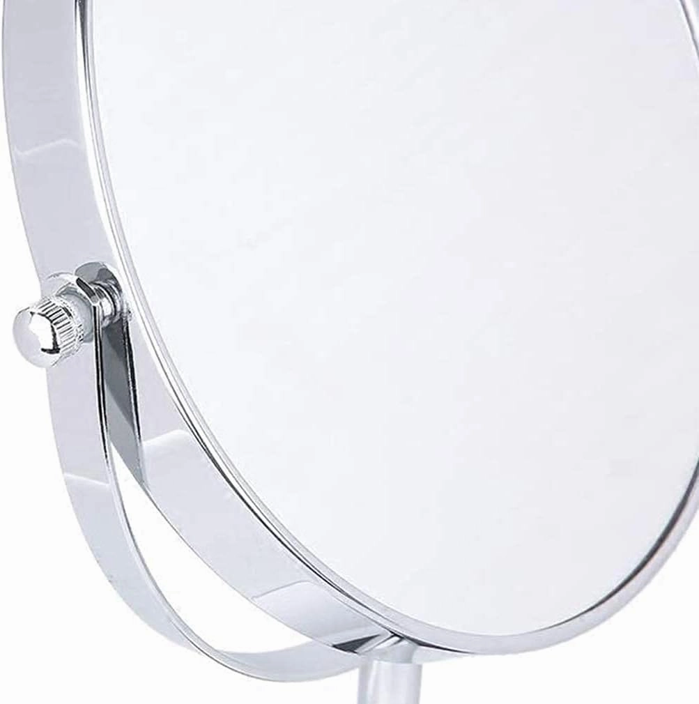 Cosmetic Mirror Makeup Vanity Mirror,Desktop Two-Sided Beauty Mirror 3X Magnification Cosmetic Mirror 360° Swivel Bathroom Mirror Little Mirror
