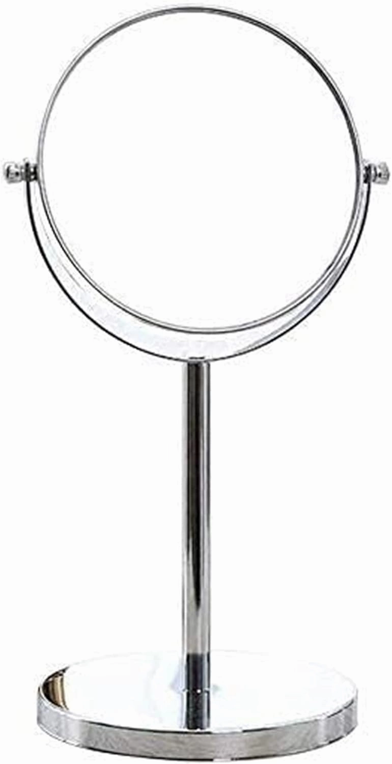 Cosmetic Mirror Makeup Vanity Mirror,Desktop Two-Sided Beauty Mirror 3X Magnification Cosmetic Mirror 360° Swivel Bathroom Mirror Little Mirror