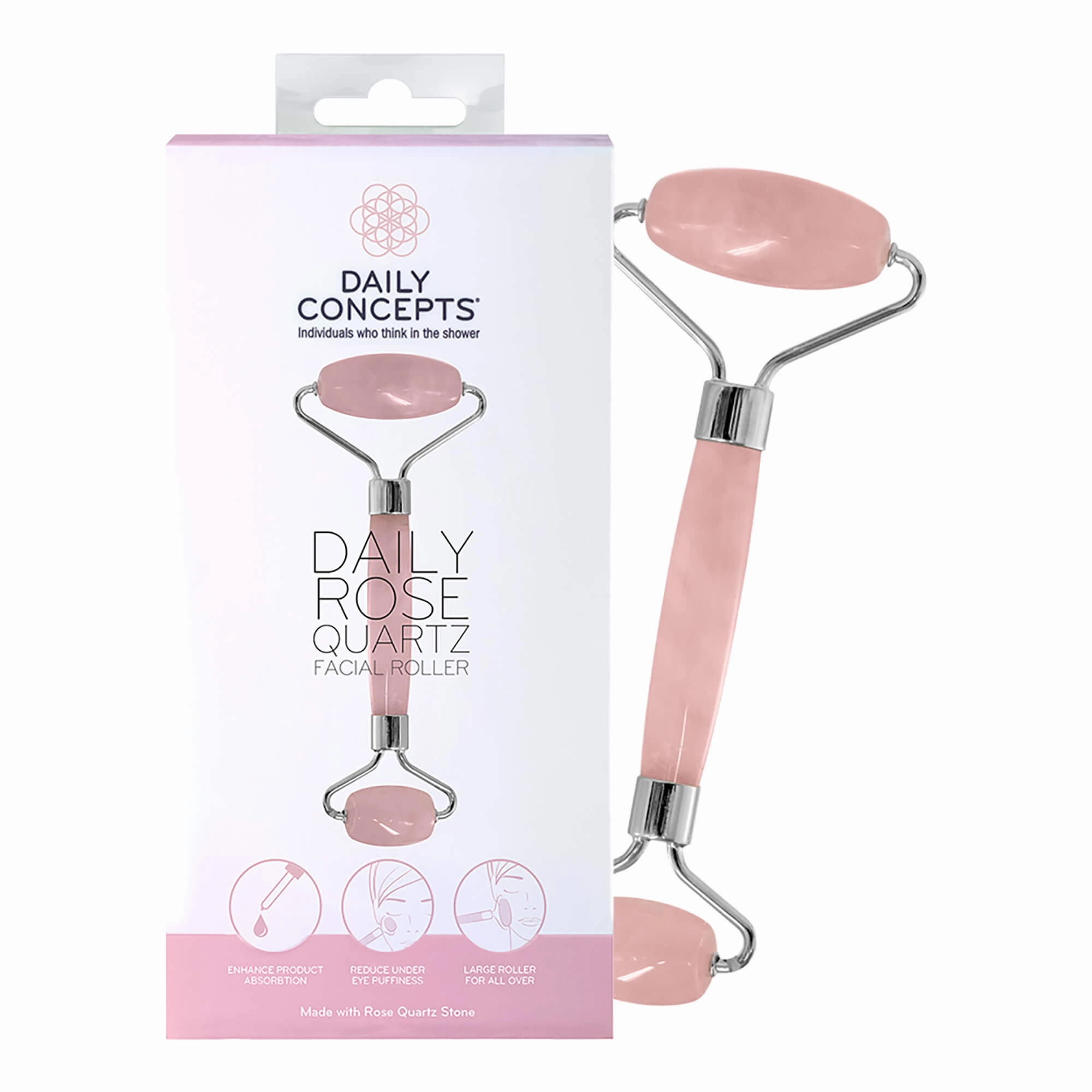 Daily Rose Quartz Facial Roller