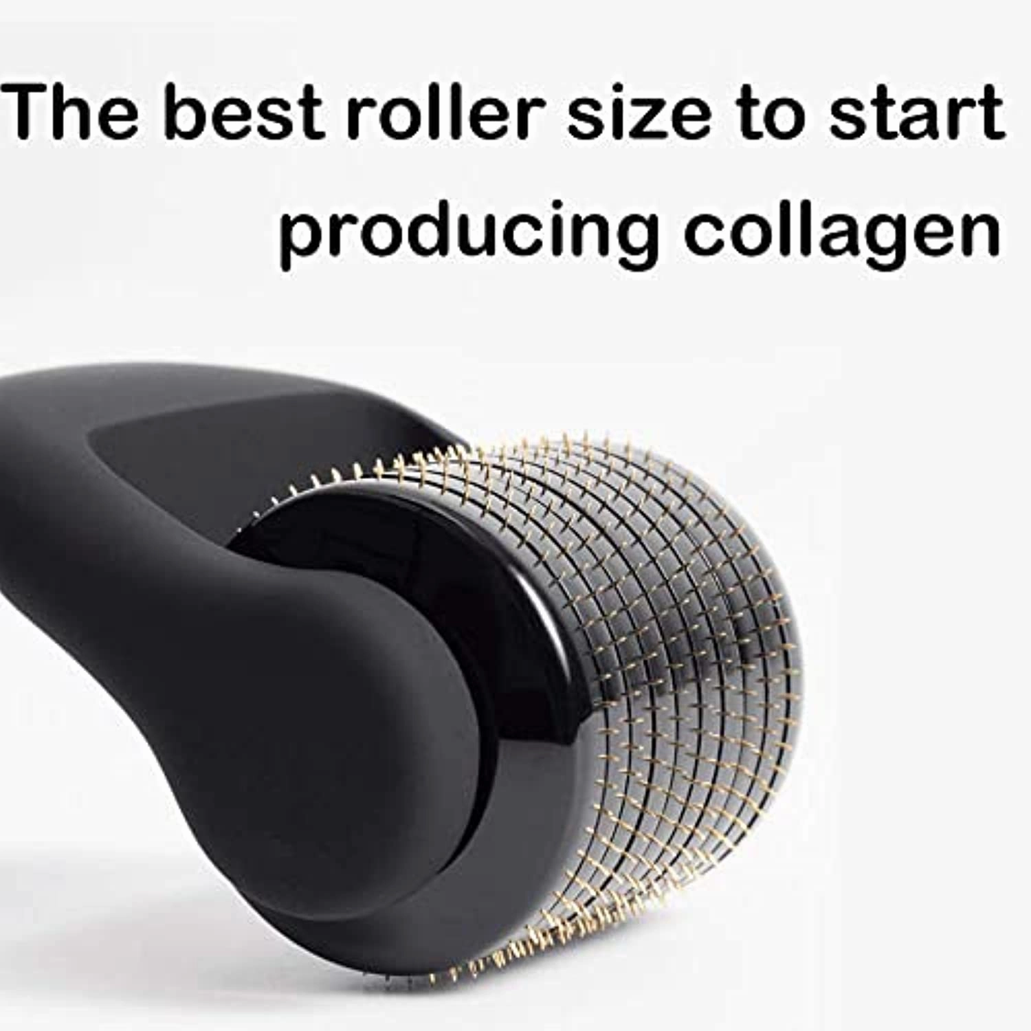 Derma Roller Microneedle Roller for Face Body Beard Hair Growth, 540 Titanium Micro Needles Roller for Home Use