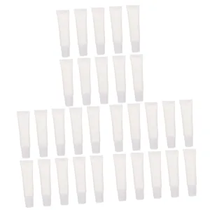 Didiseaon 30pcs Empty Lip Gloss Tubes Lightweight Refillable Lip Glazes Bottles Containers for Travel Practical Design for and Personal Use