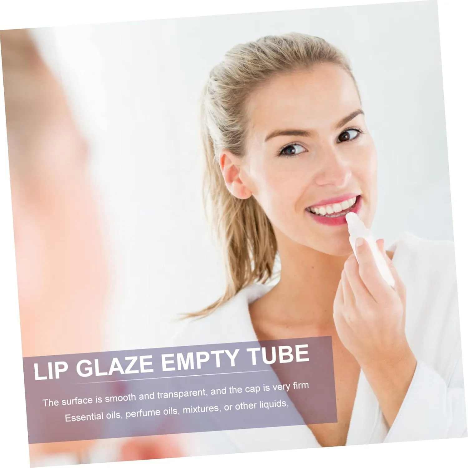 Didiseaon 30pcs Empty Lip Gloss Tubes Lightweight Refillable Lip Glazes Bottles Containers for Travel Practical Design for and Personal Use