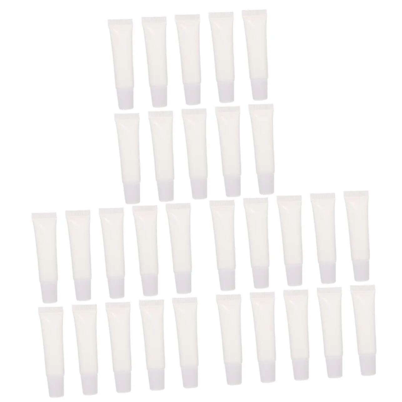 Didiseaon 30pcs Empty Lip Gloss Tubes Lightweight Refillable Lip Glazes Bottles Containers for Travel Practical Design for and Personal Use