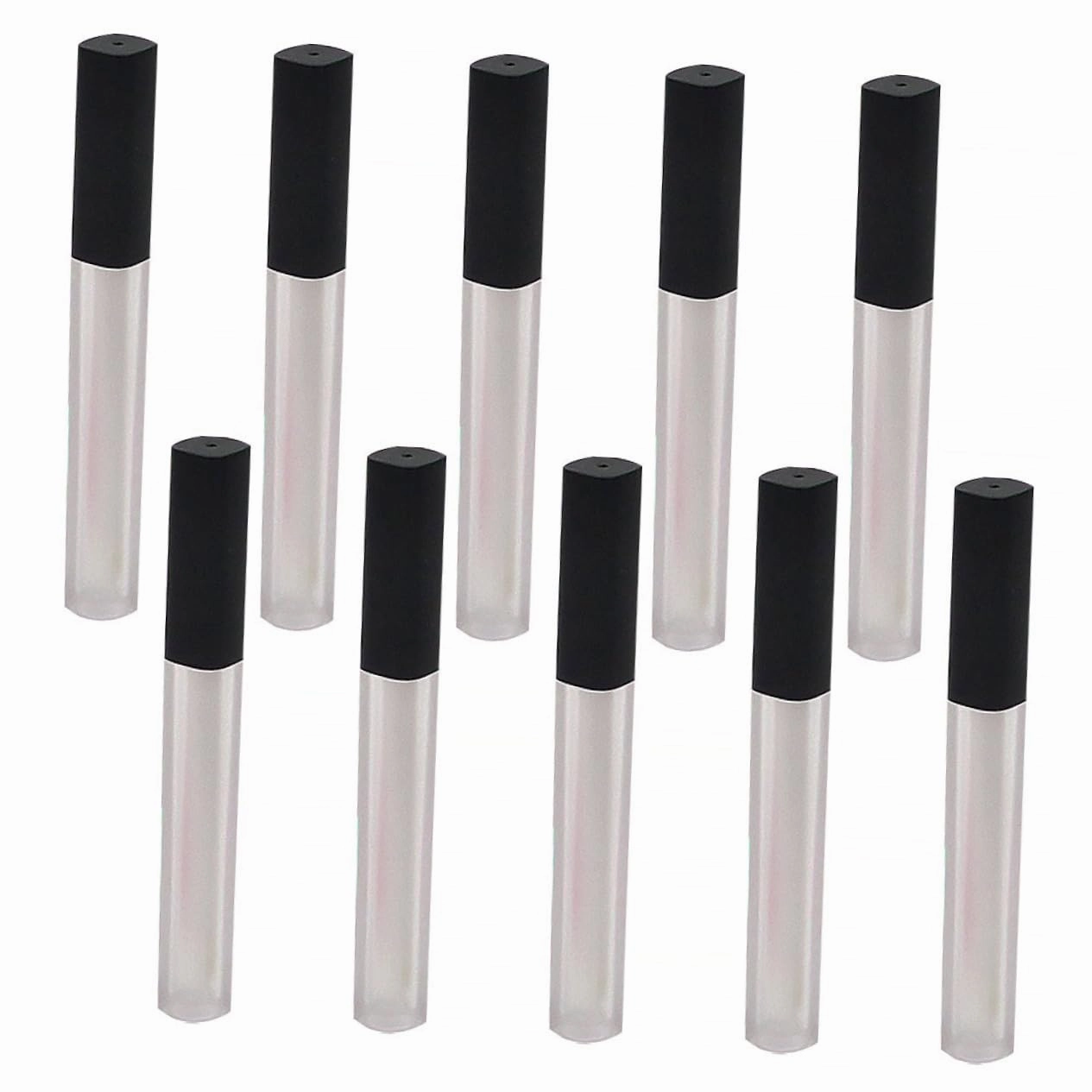 Didiseaon 10 Pack 3ml Lip Gloss Tube Clear Empty Lip Gloss Bottles Perfect for Diy Lipstick Cosmetics