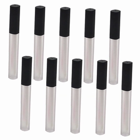 Didiseaon 10 Pack 3ml Lip Gloss Tube Clear Empty Lip Gloss Bottles Perfect for Diy Lipstick Cosmetics