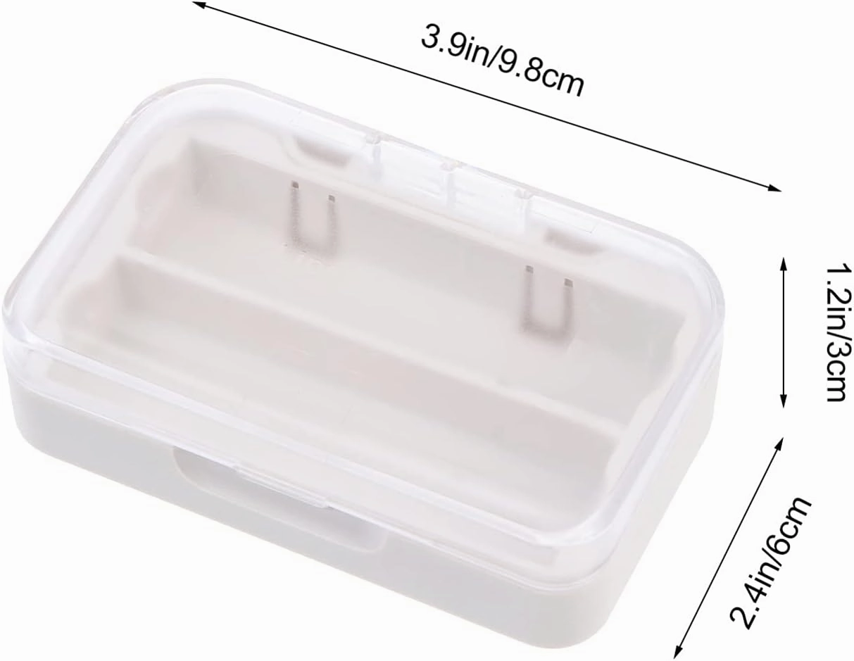 DOITOOL Clear Lip Gloss 3pcs Box Lipstick Storage Box Dressing Container Clear Lipstick Holder Desktop Organizer Table Nail