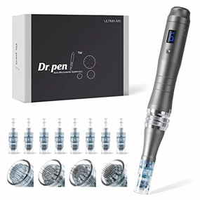 Dr Pen M8 Microneedling Pen, Dr.Pen Electric Wireless Derma Pen, Adjustable Microneedle Dermapen for Face Body Home Use, Women Men Valentine's Day Mother's Day Gift