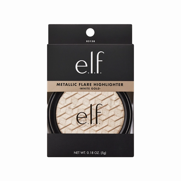 Elf Cosmetics Metallic Flare Highlighter White Gold