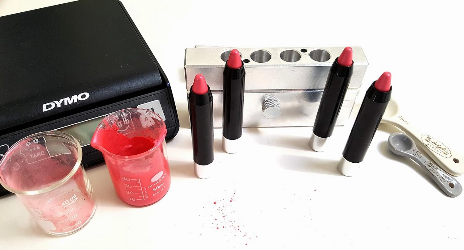 Empty Twist-Up Jumbo Cosmetic Pencils - Black with Silver end and Clear Cap DIY Lipsticks & Lip Pencils (500)