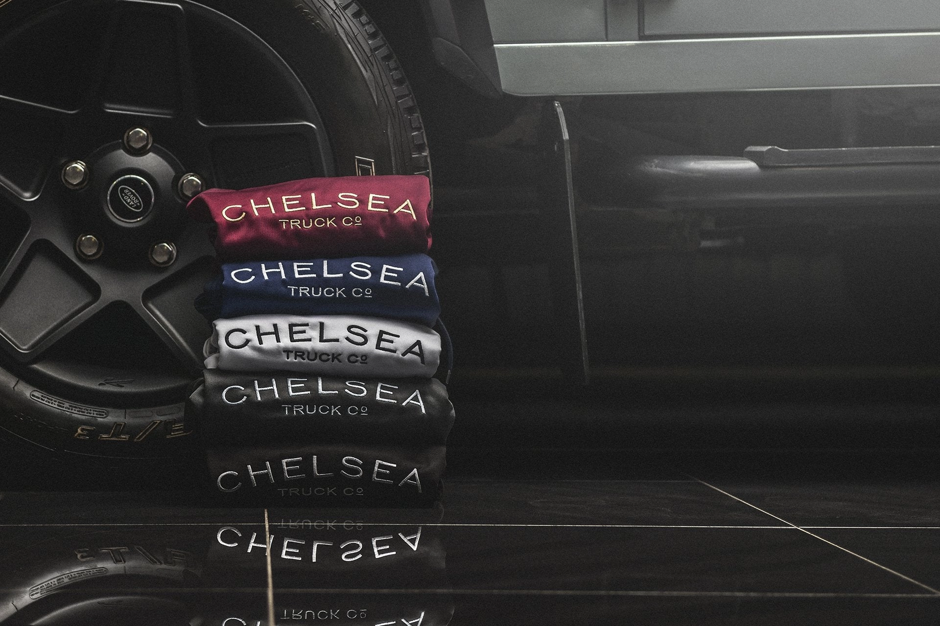 Exclusive Special Edition Chelsea Truck Co Hoodie - Red with Gold Embroidery