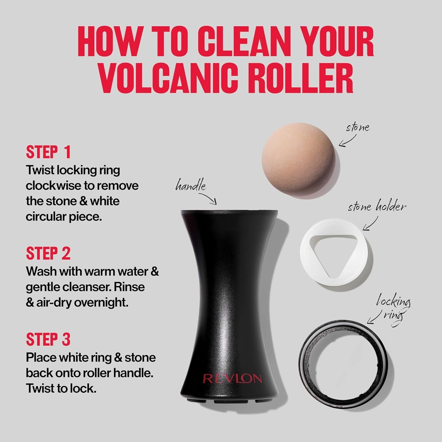 Face Roller, Oily Skin Control for Makeup, Oil Absorbing, Volcanic Reusable Facial Skincare Tool for At-Home or On-The-Go Mini Massage, 1 Count