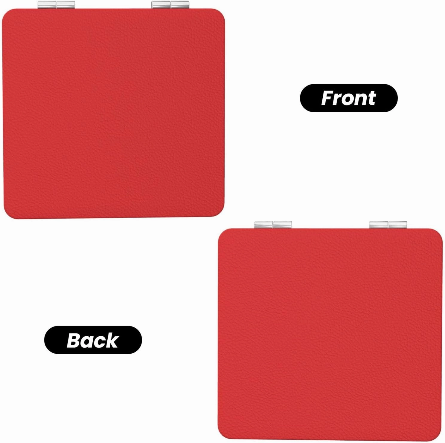Flag of Timor-Leste Makeup Mirror Portable Folding Mini Mirror Double Sided Travel Makeup Mirror Square Handheld Pocket Mirror