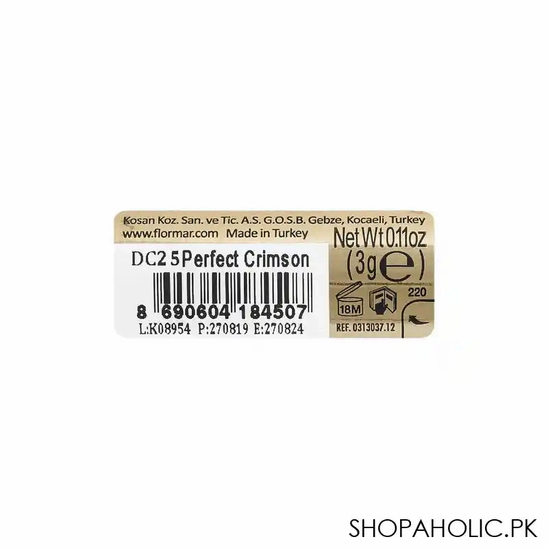 Flormar Deluxe Cashmere Stylo Lipstick, DC25, Perfect Crimson