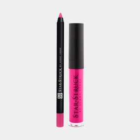 Foxy Fuchsia - 2Pcs Lip Kit, Lip Gloss & Lipliner Kit - Bright Pink