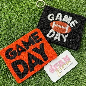 GAME DAY BEADED COIN BAG