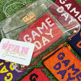GAMEDAY BEADED COIN PURSE - 9 COLORS