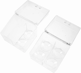 GaRcan 2Pcs Makeup Storage Box Makeup Lip Gloss Clear lipglosses Lipstick Organizer Tower Jewelry Organizer Tray Acrylic Cosmetics Organizer Cosmetic Rack Makeup Cotton O