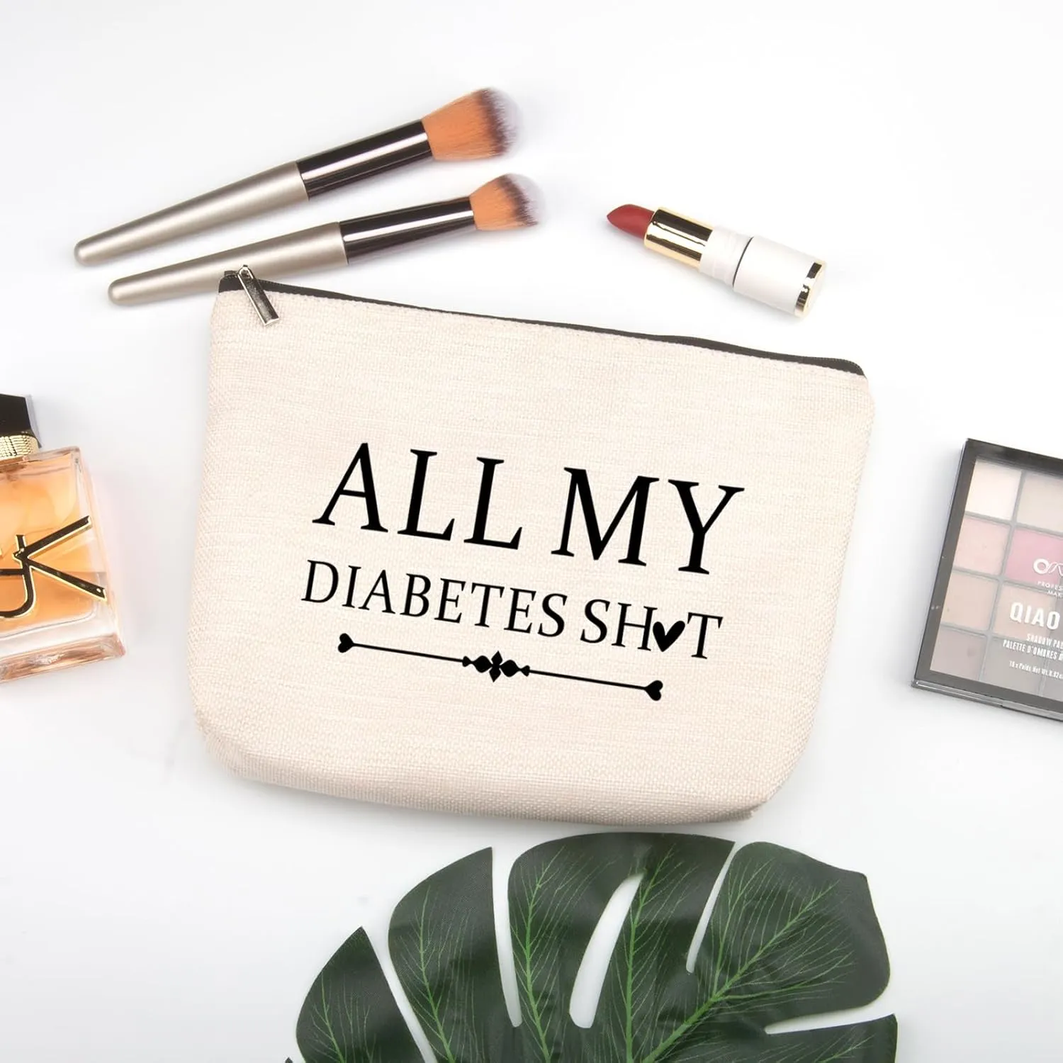 Grandparents Day Gifts Makeup Bag Pouch Personalized Gift for Diabetic Emergency Supply Bag for Grandma Grandpa Mom Dad Sister Brother for Birthday Christmas