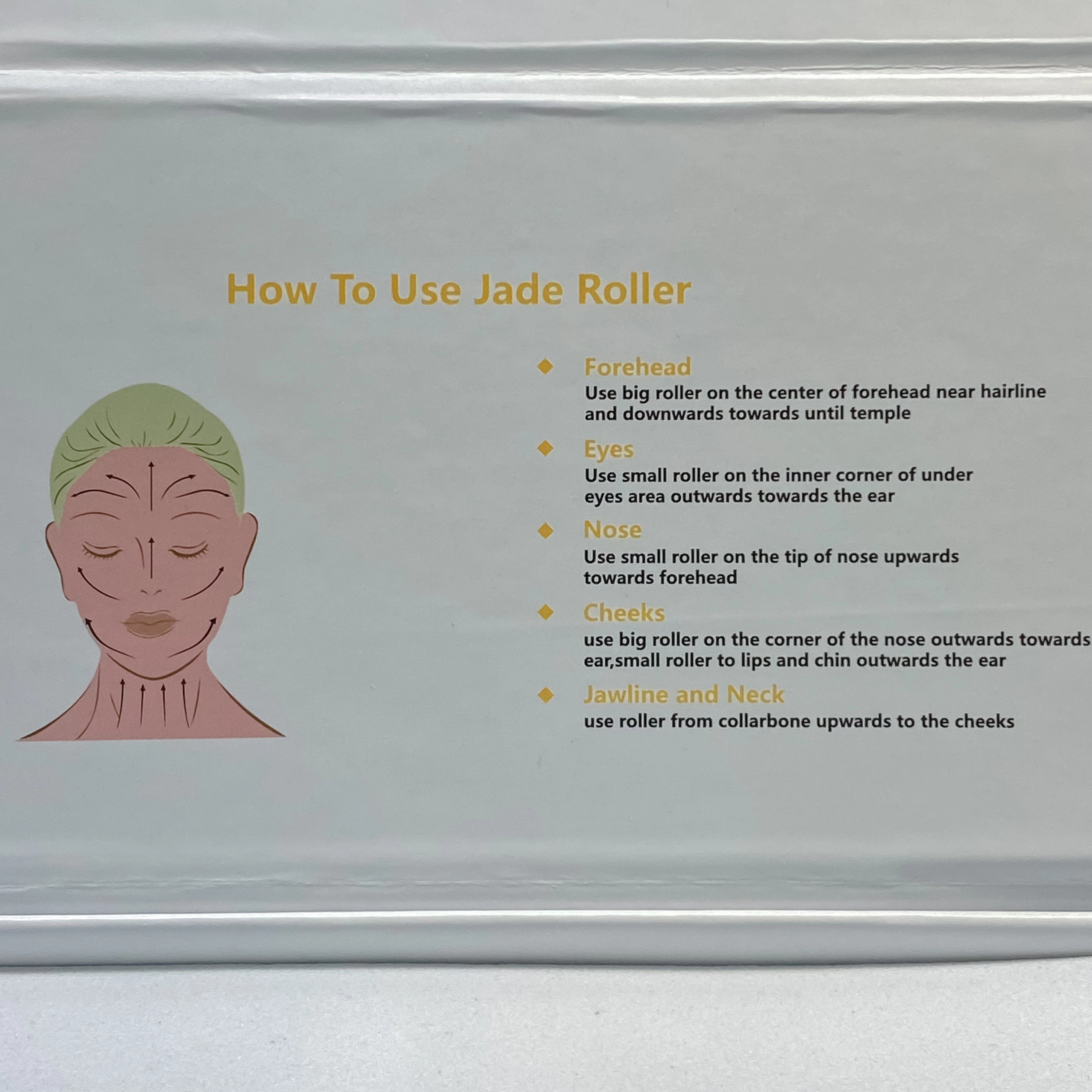 Green Jade Crystal Face Roller