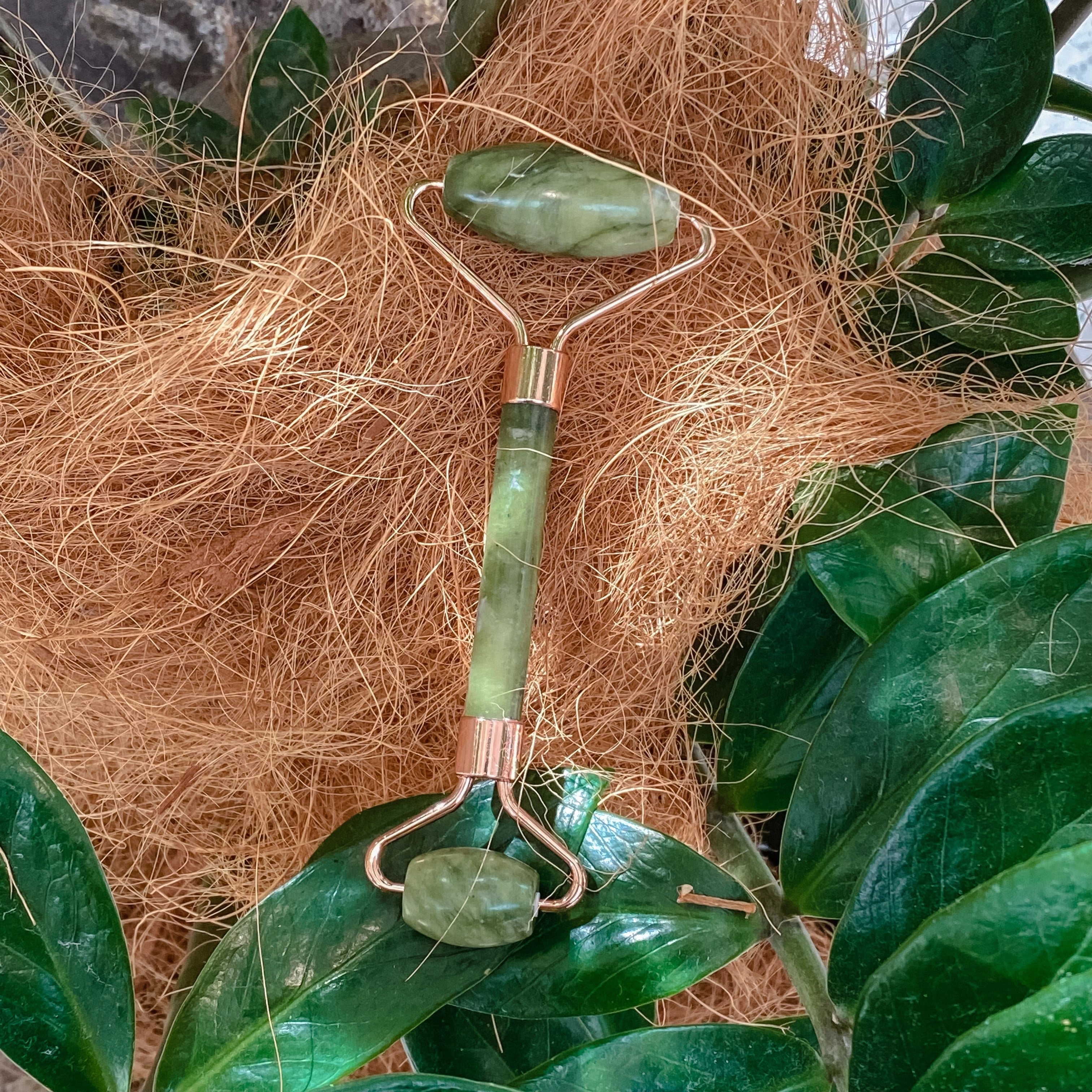 Green Jade Crystal Face Roller
