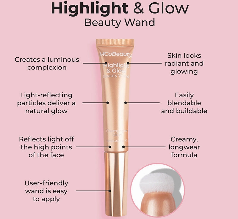 HIGHLIGHT & GLOW BEAUTY WAND - CHAMPAGNE GLOW