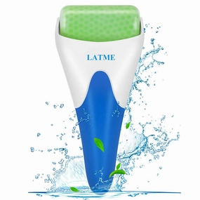 Ice Roller for Face Eyes,Womens Gifts,Face Massager Roller Puffiness Migraine Pain Relief and Minor Injury (Green)