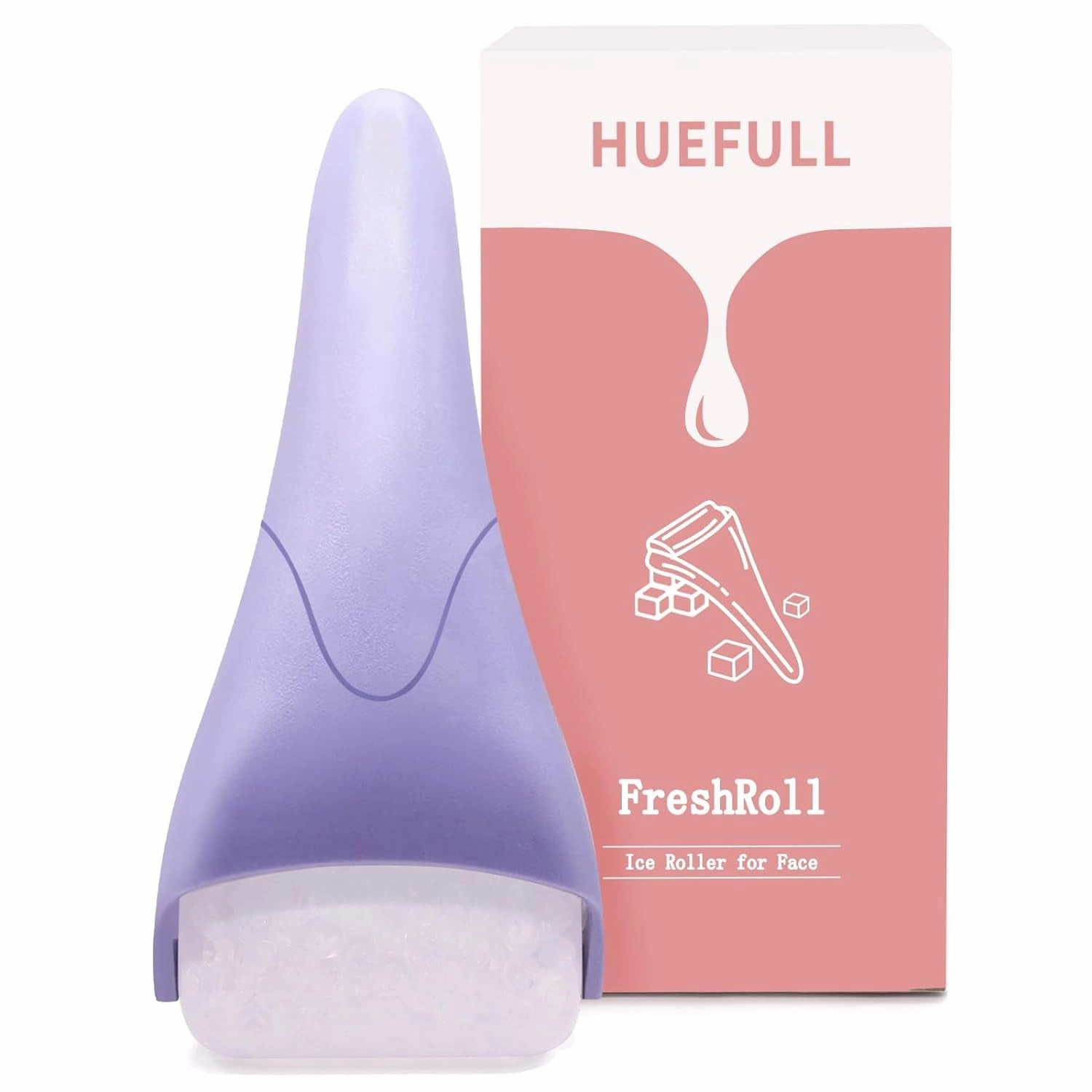 Ice Roller for Face, Skin Care Set & Ice Face Roller，Spa Gifts for Women,Skin Care Wrinkle Remover for Face, Face Massager Roller & Self Care Gifts for Woman (Pink)