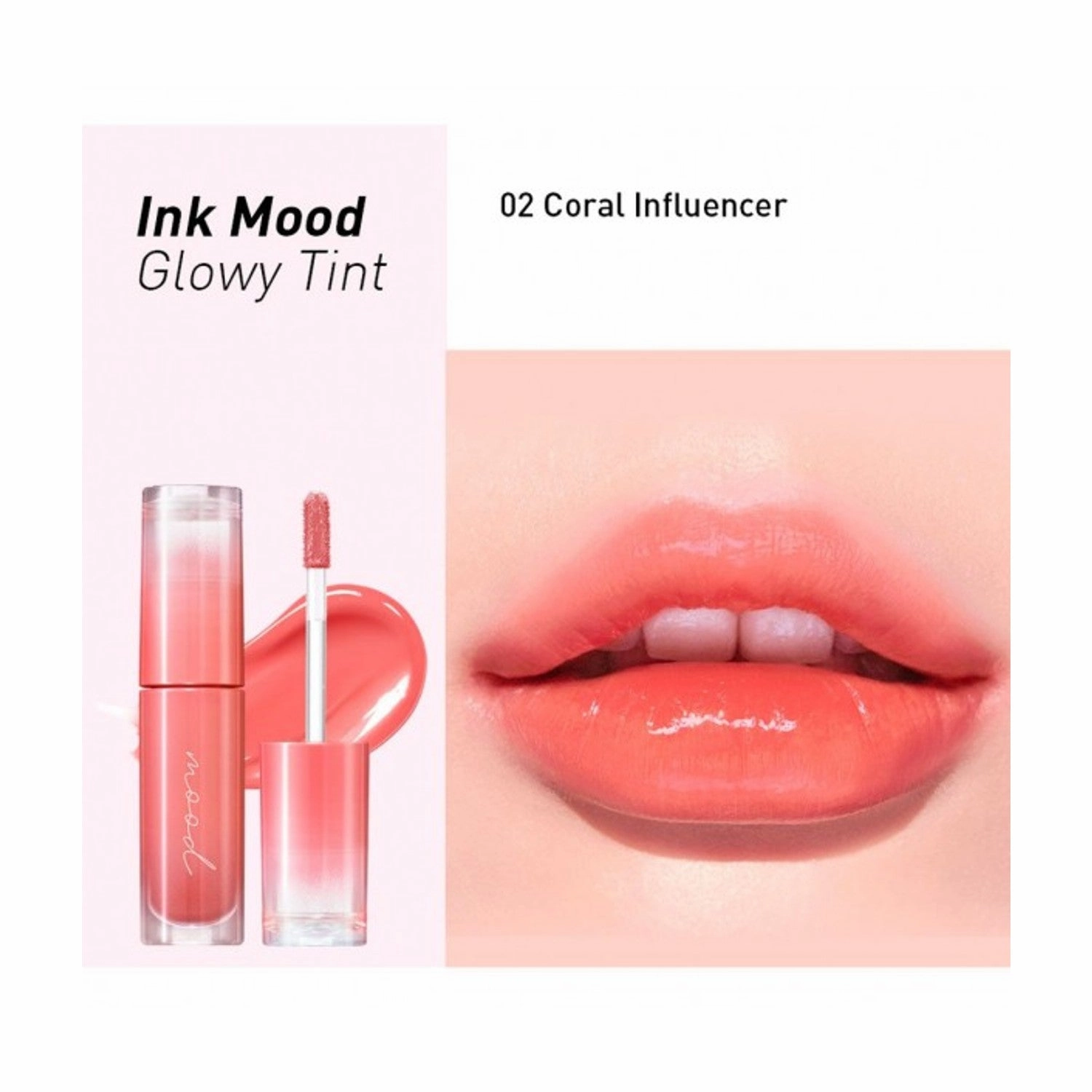 Ink Mood Glowy Tint -#02 Coral Influencer