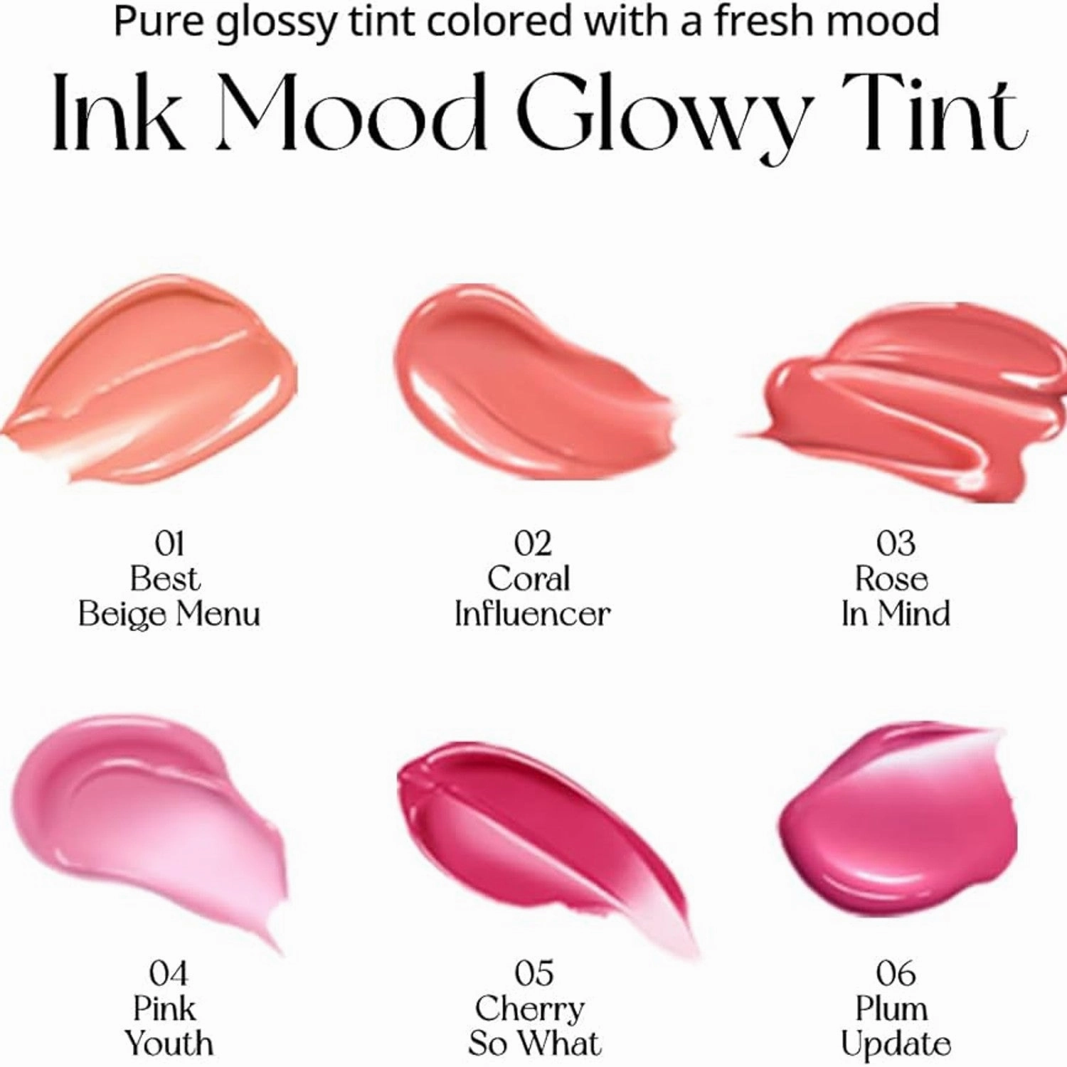 Ink Mood Glowy Tint -#02 Coral Influencer