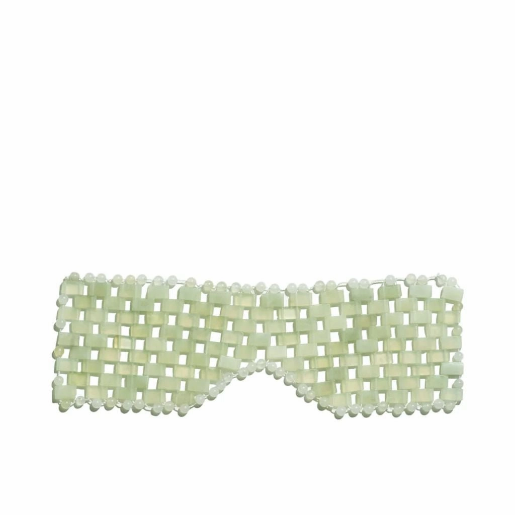 Island Jade Gemstone Eye Mask