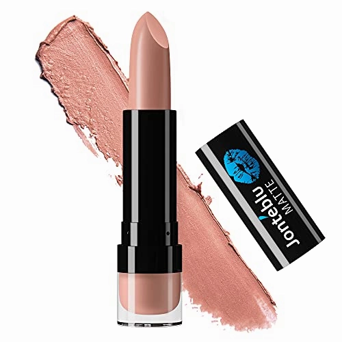 Jonteblu Creamy Matte Lipstick Long Lasting Super Stay Intense Nude Color - Soft Ultra Hydrating Clear Natural Lip Stick - Moisturizing Organic Lip Stain For All Day Lips Makeup - Ava