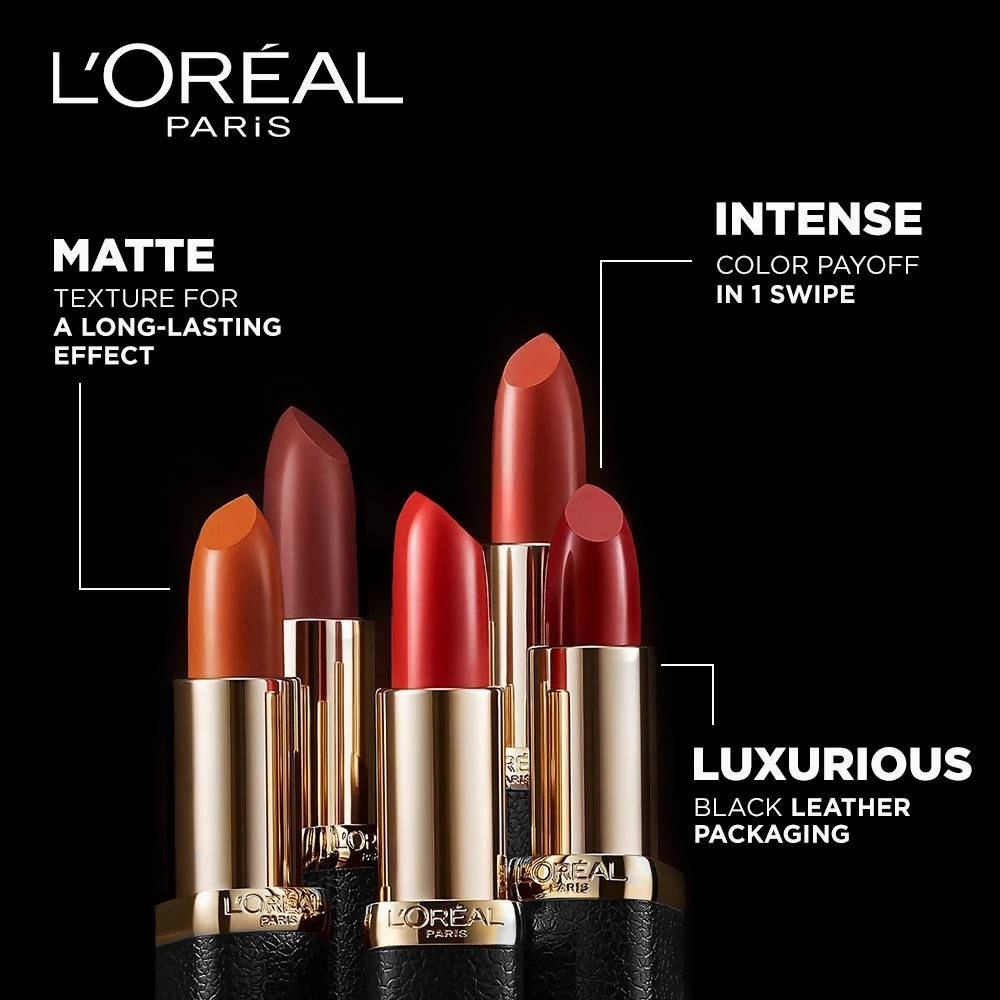 L'Oreal Paris Color Riche Moist Matte Lipstick - 240 Crimson En Scene