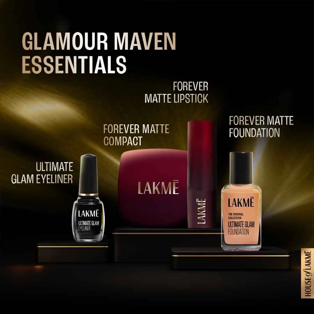 Lakme Forever Matte Lipstick, Made With French Rose Oil - Red Crimson