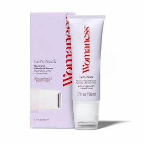 Let'S Neck Firming Serum - Roll on Neck Creams for Tightening and Firming - Daily Crepey Skin Treatment to Smooth Neck Wrinkles & Sagging Skin - Hydrate, Tighten and Lift (50Ml)