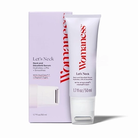 Let'S Neck Firming Serum - Roll on Neck Creams for Tightening and Firming - Daily Crepey Skin Treatment to Smooth Neck Wrinkles & Sagging Skin - Hydrate, Tighten and Lift (50Ml)