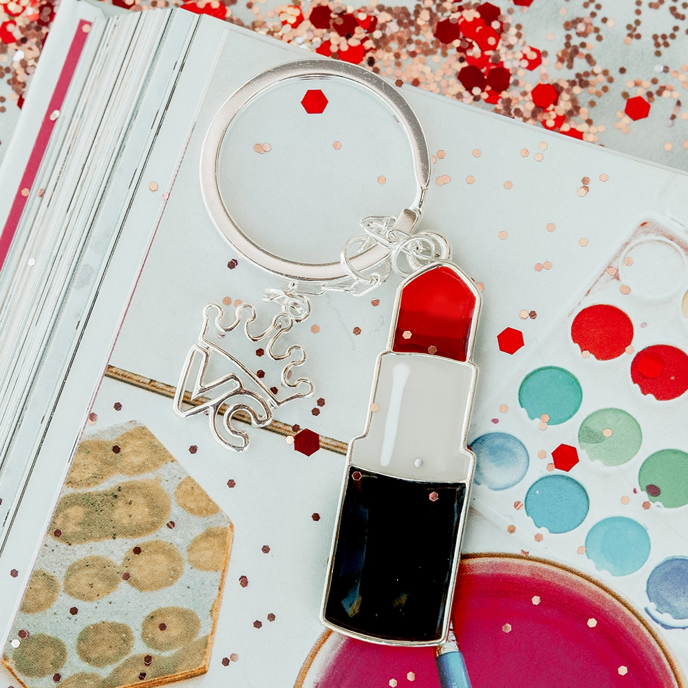 Lipstick Keychain