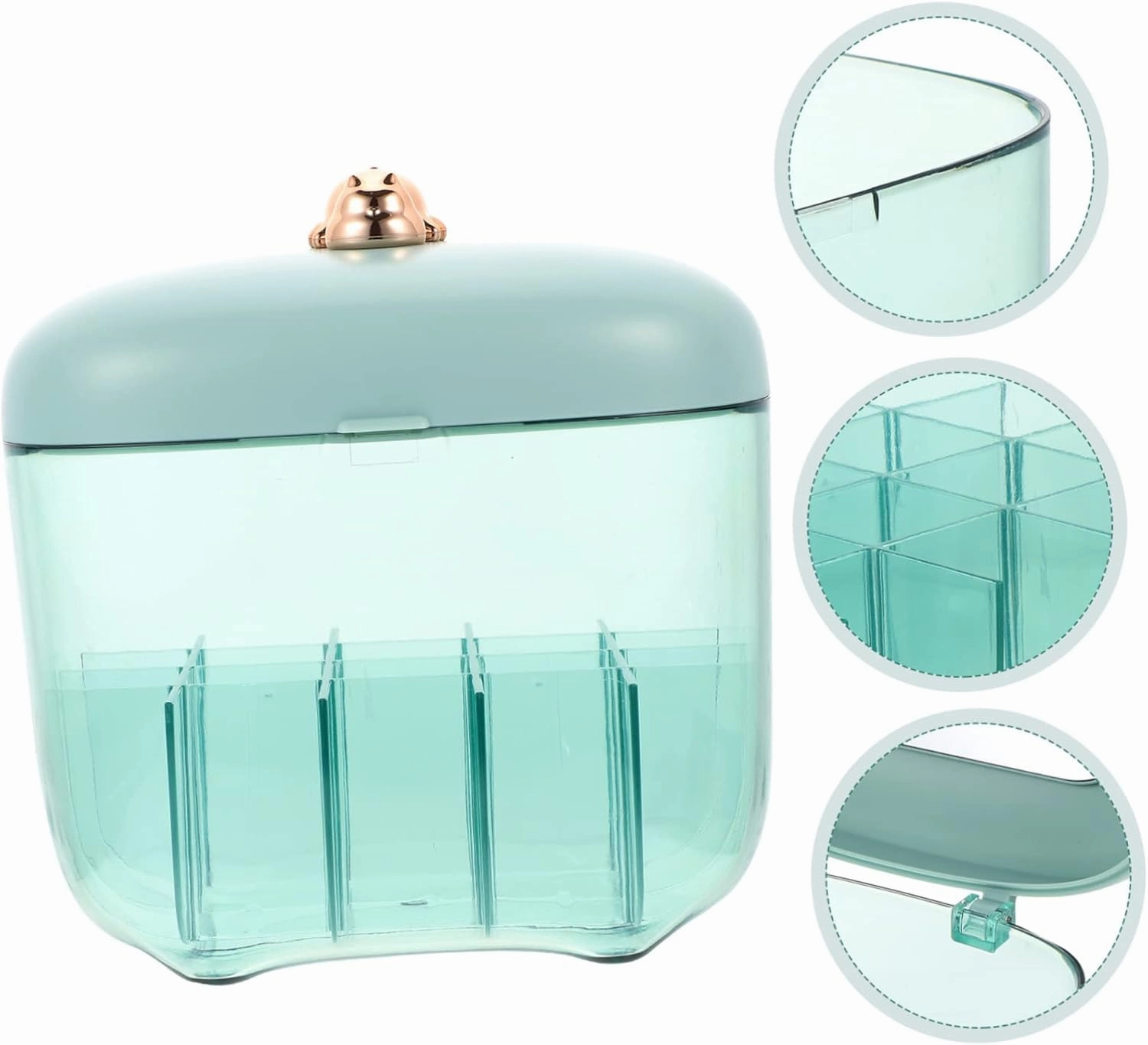 Lipstick Storage Box Lip Gloss Clear Makeup Brush Holder Desk Bedroom Supply With Cover Storage Rack