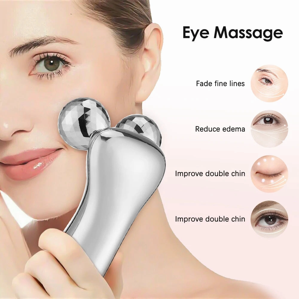 Low Frequency Pulse Massager - Vibration Facial Roller for Skin Lifting, Firming & Fine Line Reduction