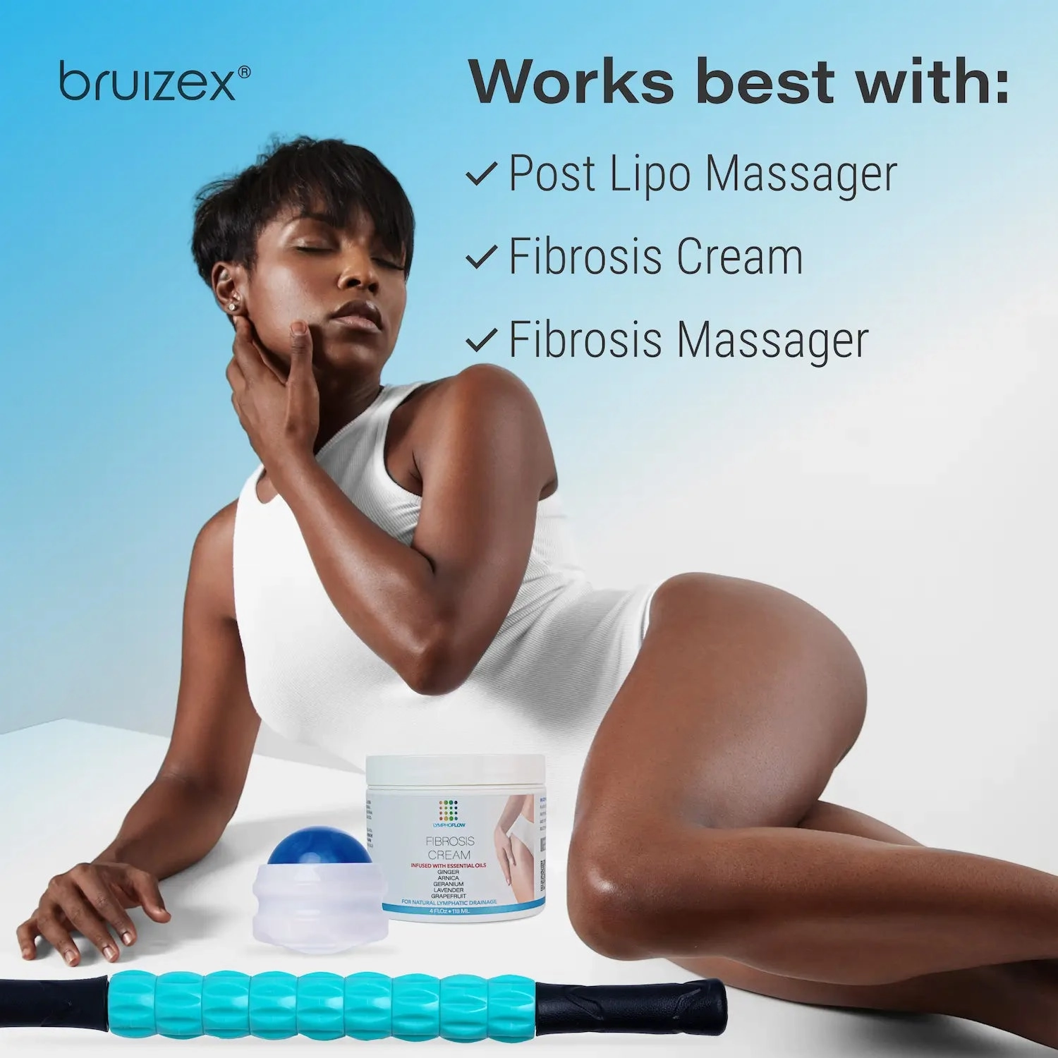 Lymphatic Massage Oil with Arnica & Coconut