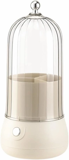 Makeup Brush Holder,Brush Holder for Vanity,Make Up Brush Holder Organizer,Clear Makeup Organizer with Lid,Makeup Organizers and Storage,Suitable for Lipsticks, Makeup Brushes,Eyebrow Pencils