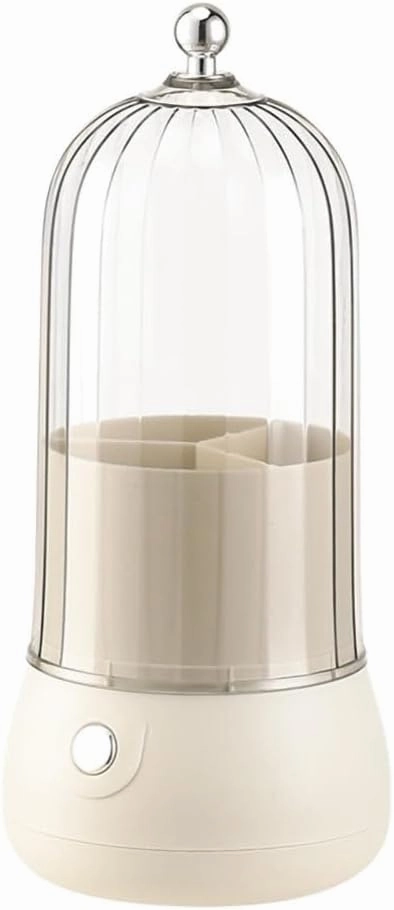 Makeup Brush Holder,Brush Holder for Vanity,Make Up Brush Holder Organizer,Clear Makeup Organizer with Lid,Makeup Organizers and Storage,Suitable for Lipsticks, Makeup Brushes,Eyebrow Pencils