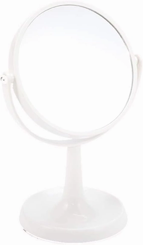 Makeup Mirror Makeup Mirror Desktop Magnifying Mirror Portable Portable Mirror Double-Sided Makeup Mirror Desktop Vanity Mirror Lighted Makeup Mirror(White)