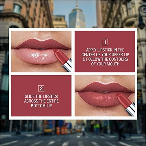 Maybelline New York Matte Lipstick, Intense Colour, Moisturised Lips, Color Sensational Creamy Matte, 634 Bold Crimson, 3.9g