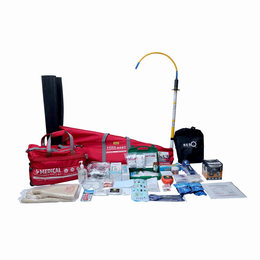 MEDICAL EMERGENCY RESQ KIT | shock resistant capacity of 33kv