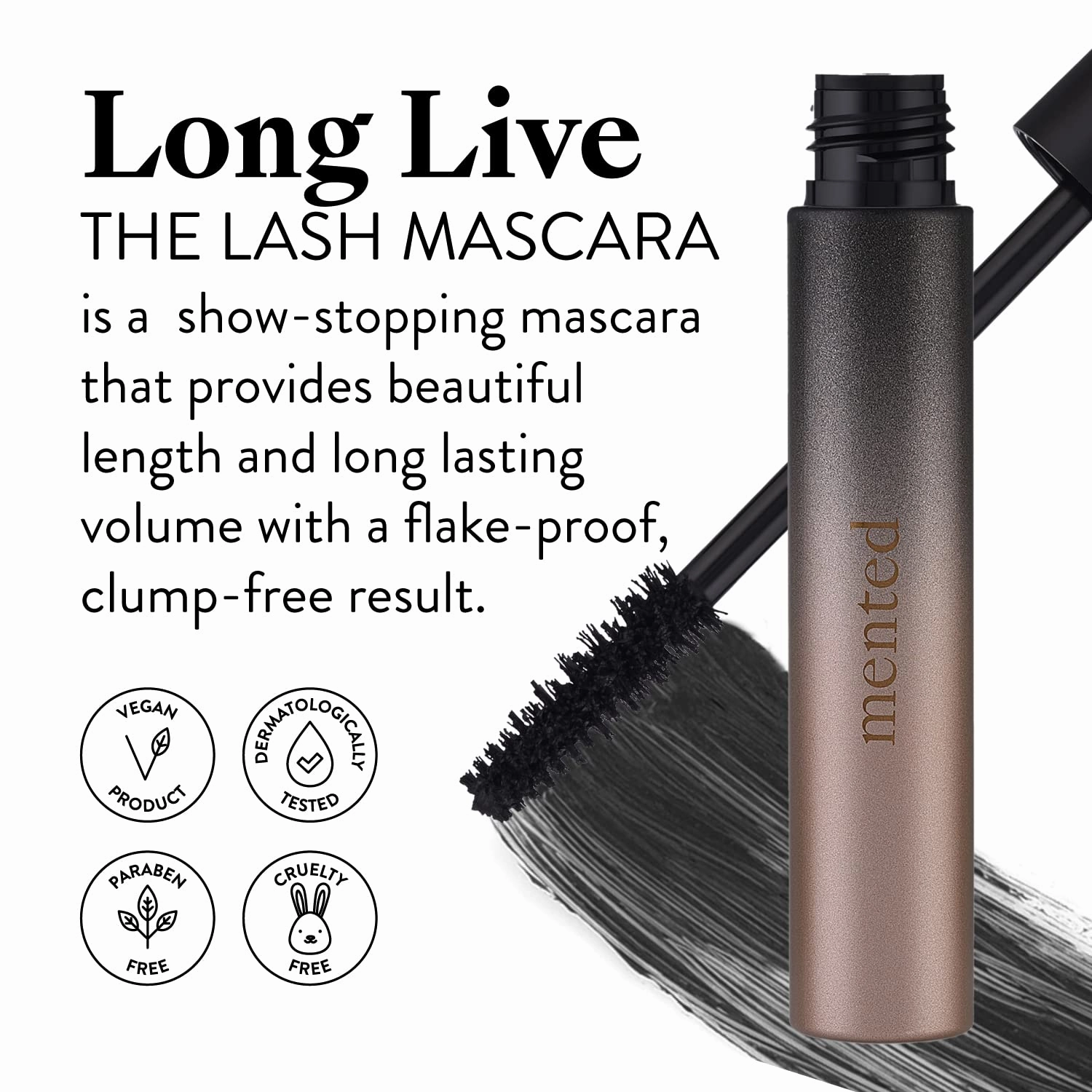 Mented Cosmetics | Nude and Dark Eyeshadows, Everynight Eye Shadow Palette   Gold and Bronze Highlighter, Sunkissed Highlighter Palette   Eyebrow Pencil (Medium Brown)   Long Live the Lash Mascara