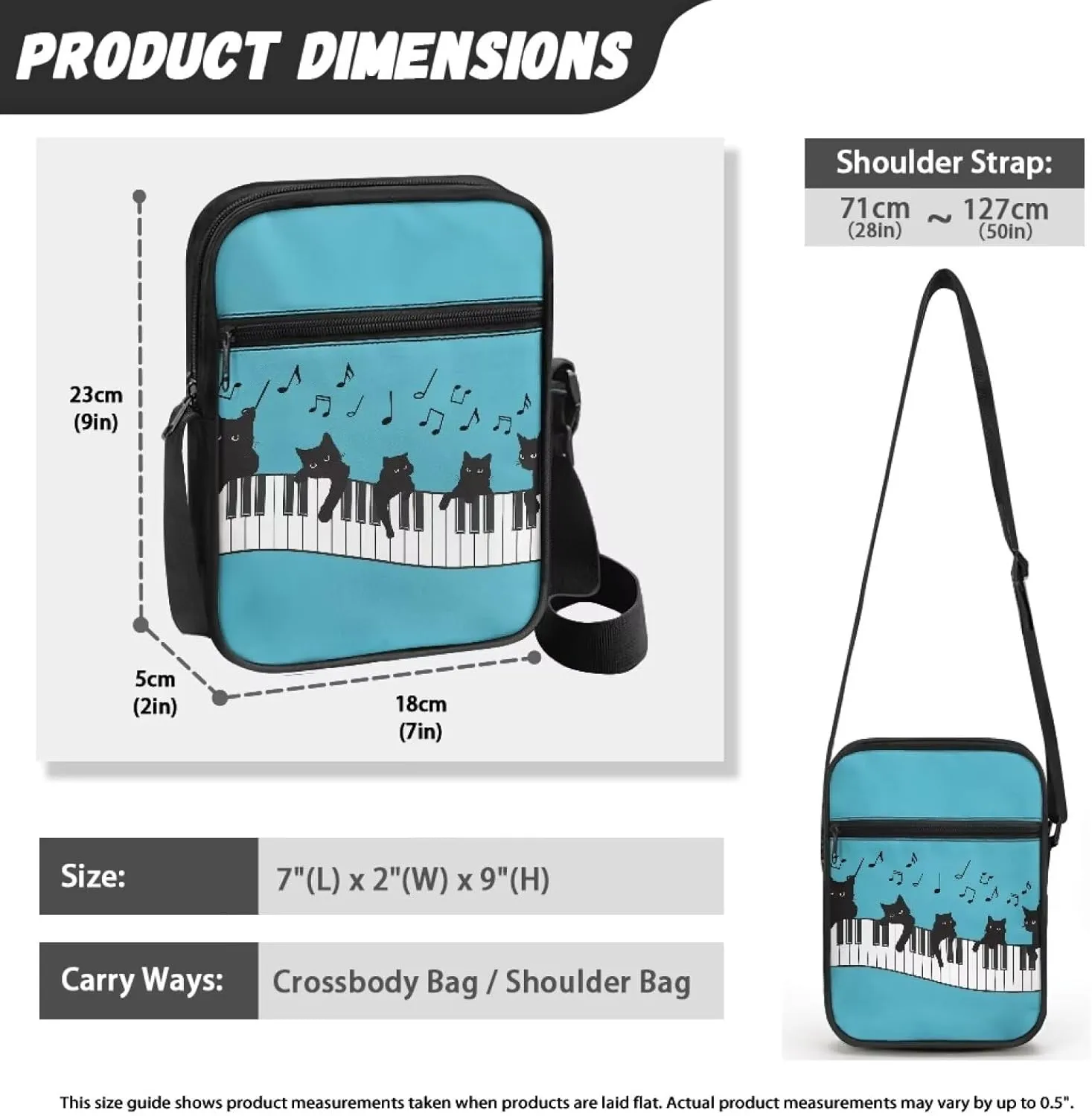 Messenger Bag for Men Lightweight Crossbody Shoulder Bag Shoulder Tote Purse for Women Store Small Items