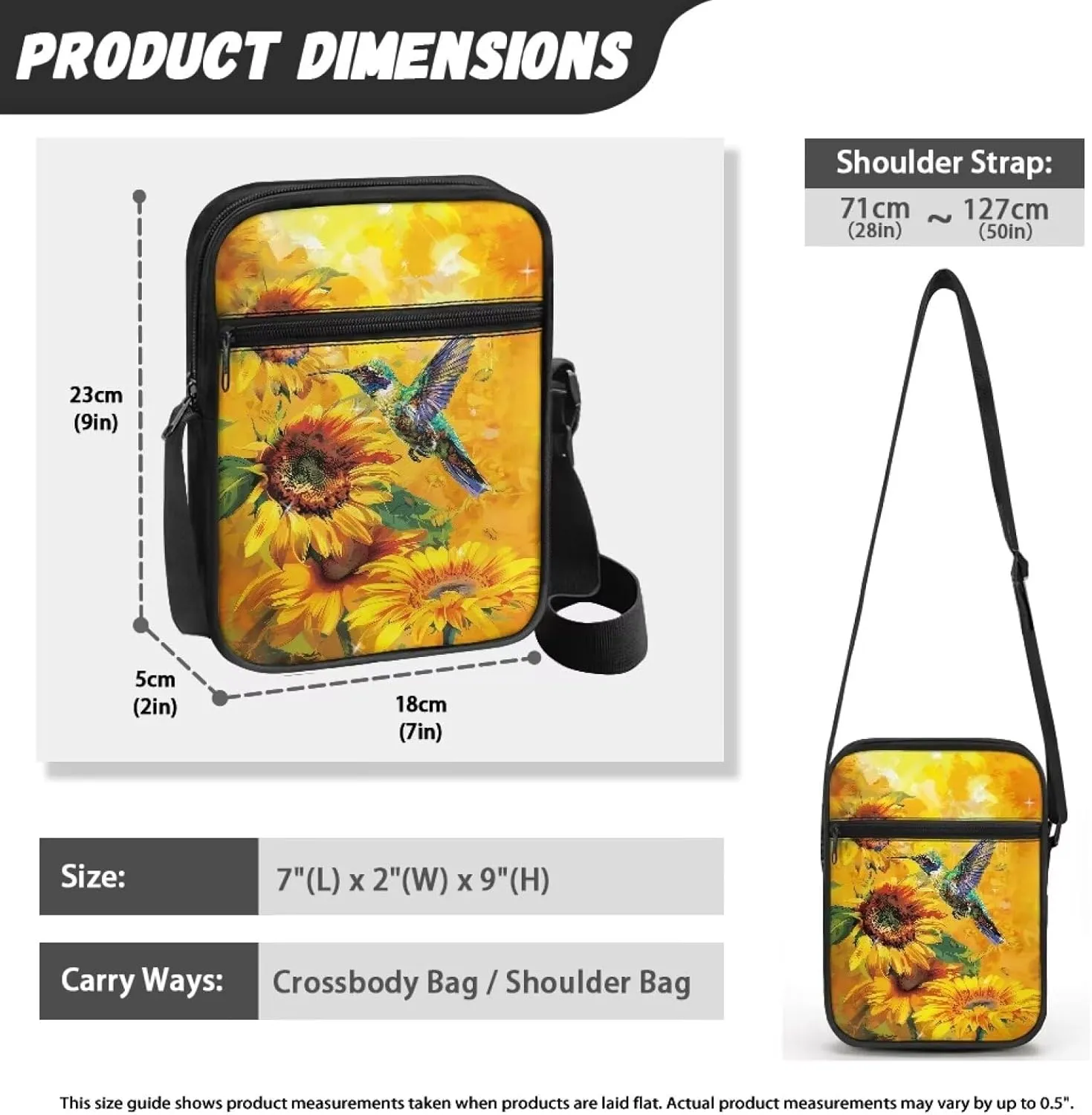 Messenger Bag for Men Lightweight Crossbody Shoulder Bag Shoulder Tote Purse for Women Store Small Items