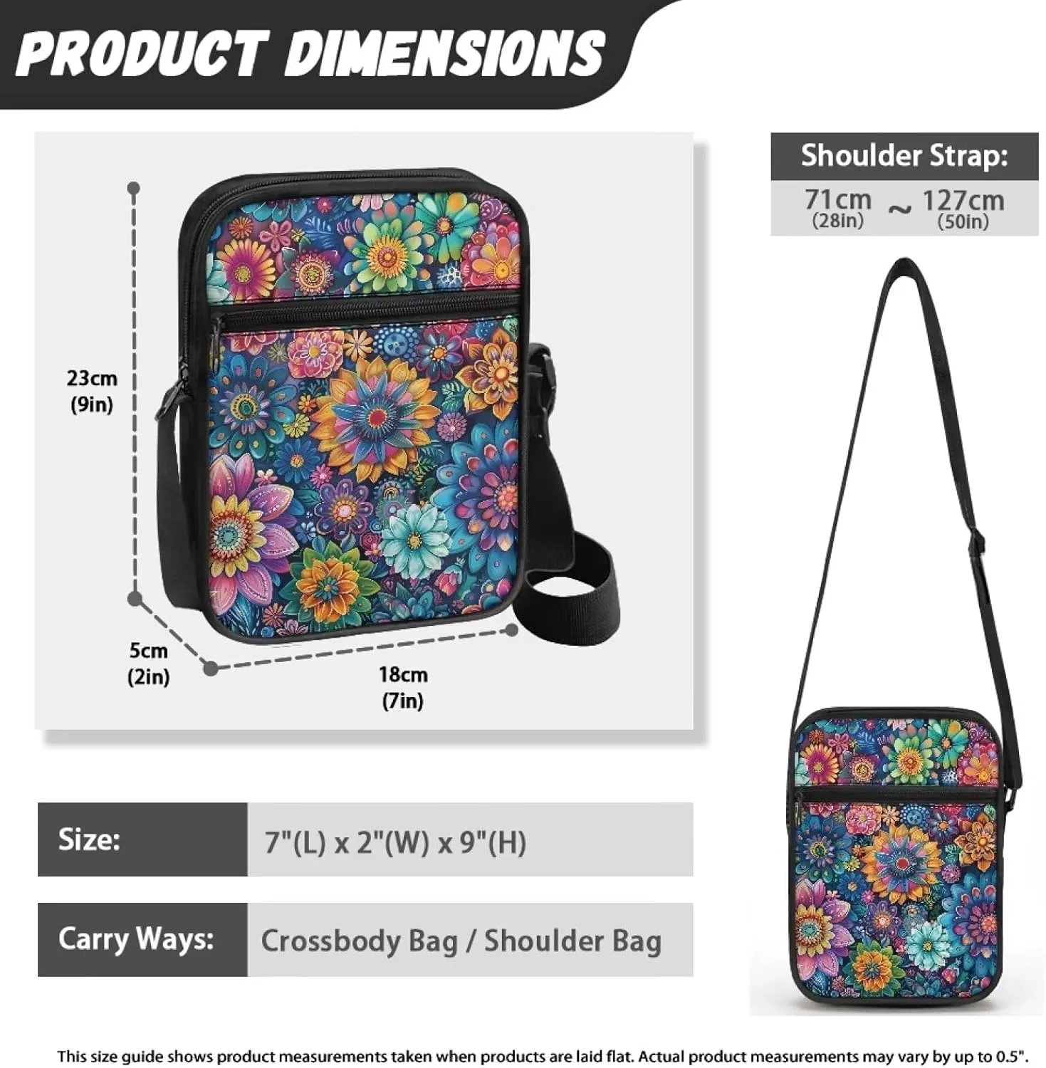 Messenger Bag for Men Lightweight Crossbody Shoulder Bag Shoulder Tote Purse for Women Store Small Items